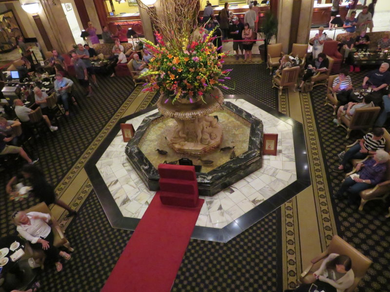 Ducks on the Fountain of the Peabody Hotel